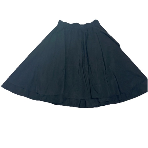 Alice Moon Women’s M Black Circle Skirt Retro Pin Up Double Layer Full 1950s - Picture 1 of 9